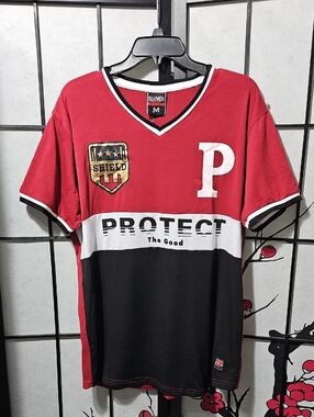Ravmen V Neck Protect the Good Tee Shirt Size‎ Large NWT